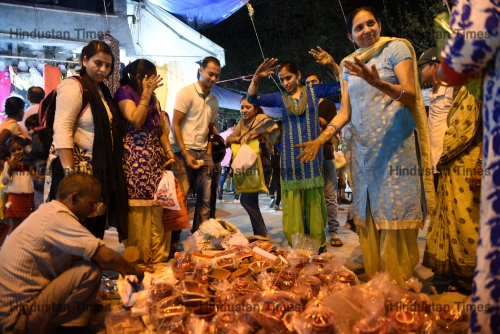 Preparation Of Karwa Chauth Festival
