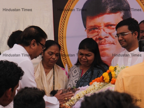 Funeral Of Former Shiv Sena Corporator Ashok Sawant