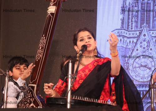 Indian Classical Vocalist Kaushiki Chakraborty Performs With Her Eight Year Old Son Rishi
