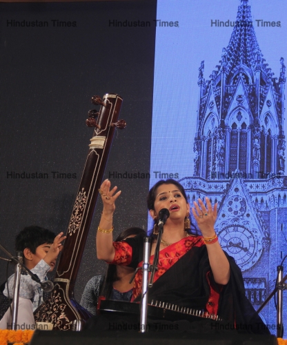 Indian Classical Vocalist Kaushiki Chakraborty Performs With Her Eight Year Old Son Rishi