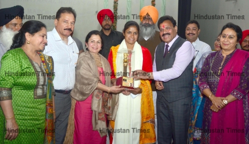 Asian Wrestling Championship Gold Winner Navjot Kaur Receive BR Ambedkar Women Achievement Award