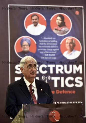 Congress Leader Salman Khurshid Releases His Book 'Spectrum Politics'