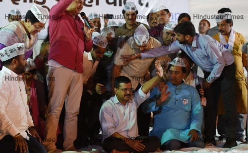 Delhi Chief Minister Arvind Kejriwal Address Lok Sabha Campaign Rally In Khichdipur