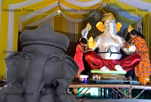 Ganesh Chaturthi Festival Preparations 