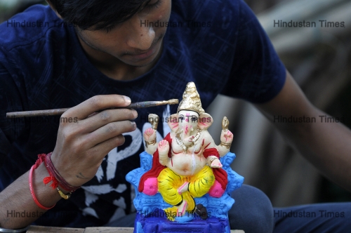 Ganesh Chaturthi Festival Preparations 