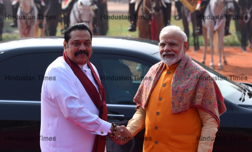 Ceremonial Reception Of Sri Lanka Prime Minister Mahinda Rajapaksa At Rashtrapati Bhawan