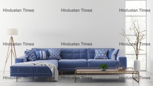 Modern,Interior,Of,Living,Room,With,Blue,Corner,Sofa,,Coffee