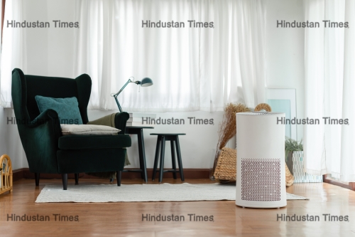 Air,Purifier,In,Cozy,White,Living,Room,For,Filter,And