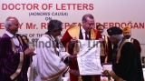 Jamia Millia Islamia University Confers Doctor Of Letters Degree On Turkish President Recep Tayyip Erdogan