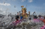 Ganesh Idols Immersion In India 
