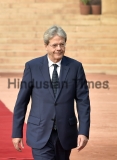 Ceremonial Reception Of Italian Prime Minister Paolo Gentiloni
