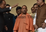 Uttar Pradesh Chief Minister Yogi Adityanath Inspects Arrangements Before Prime Minister Narendra Modis Noida Visit 