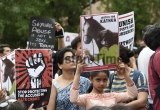 People Protest Against Kathua And Unnao Rape Incidents