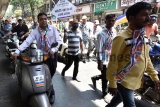 MNS Workers Protest Against Petrol/Diesel Price Hikes 