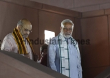 Prime Minister Narendra Modi And BJP President Amit Shah Address Party Workers After Party Emerged As The Single Largest Party In Karnataka Assembly Elections