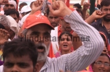 Left Parties And Trade Unions Protest Against NDA Government
