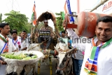 MNS Workers Protest Against Petrol/Diesel Price Hikes