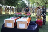 Wreath Laying Ceremony Of Two Policemen Killed In Pulwama Attack