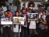 Kolkata Journalist Protest Against The Murder Of Rising Kashmir Editor Shujaat Bukhari 