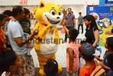 Children Enjoy With Cartoon Characters Honey And Bunny From Sony TV In Pune