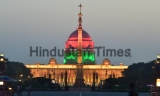 Rashtrapati Bhawan Illuminated Ahead Of Prime Minister Narendra Modi Swearing-In Ceremony