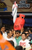 TMC MP Abhisekh Banerjee Leads Protest Against The Rising Price Of LPG And Petrol