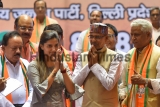 Singer And Dancer Sapna Choudhary Joins BJP At Membership Drive Event Of Bharatiya Janata Party In Delhi