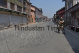 Restrictions In Srinagar On Death Anniversary Of Burhan Wani 