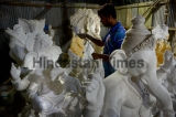 Artist Makes A Ganpati Idol For The Upcoming Ganesh Chaturthi Festival