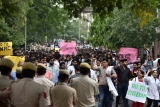 Junior Doctors And Medical Students Protest Against The National Medical Commission Bill