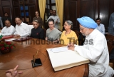 Manmohan Singh Takes Oath As Rajya Sabha Member From Rajasthan