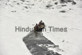 Water Pollution: Froth Floating On River Yamuna