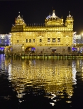 Golden Temple Illuminated On The Eve Of Diwali Festival