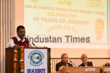 Delhi Chief Minister Arvind Kejriwal Attends A Function Commemorating The 10th Anniversary Of Delhi Dispute Resolution Society