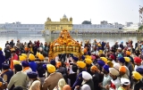 Religious Procession On The Eve Of The Martyrdom Day Of Guru Tegh Bahadur At Golden Temple