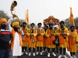 Devotees Participate In Nagar Kirtan Ahead Of Birth Anniversary Of Guru Gobind Singh Ji Maharaj