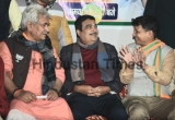 Union Minister Nitin Gadkari Campaigns For Party Candidate Kaushal Mishra Ahead Of The Upcoming Delhi Assembly Election 