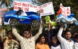 United Toys Association Members Protest Against Increasing Import Duty On Toys From 20% To 60%