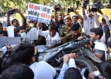 Indian Youth Congress Protest Against The Price Hike Of Petrol/Diesel By Modi Government