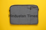 Grey,Textile,Case,For,Laptop,,Sleeve,Cover,With,Zipper,For