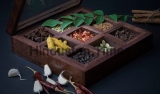 Different,Types,Of,Spices,In,Wooden,Box