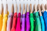 Fashion,Clothes,On,Clothing,Rack,-,Bright,Colorful,Closet.,Closeup