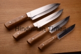 Knives,With,A,Wooden,Handle,made,Of,Steel,,Steel,,Black,Steel,