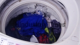Top,Load,Washing,Machine,With,Clothes,Loaded,To,Be,Cleaned
