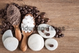 Coffee,Powder,And,Salt,Scrub,,Spa,And,Massage,Objects,,Wellness