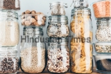 Assortment,Of,Uncooked,Grains,,Cereals,And,Pasta,In,Glass,Jars
