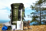 Camping,Elements/,Equipment,On,Top,Of,The,Mountain.